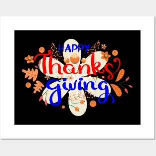 happy thanksgiving Posters and Art